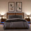 VidaXL (smoked oak, 2 pcs) vidaXL Wall-mounted Bedside Cabinets with LED Lights Bed Table Side Table 5