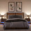 VidaXL (brown oak, 2 pcs) vidaXL Wall-mounted Bedside Cabinets with LED Lights Bed Table Side Table 5