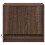 VidaXL (brown oak, 2 pcs) vidaXL Wall-mounted Bedside Cabinets with LED Lights Bed Table Side Table 6