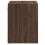 VidaXL (brown oak, 2 pcs) vidaXL Wall-mounted Bedside Cabinets with LED Lights Bed Table Side Table 8