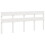 VidaXL (white, 180 x 200 cm) vidaXL Bed Frame with Headboard Mattress Foundation Bed Base Solid Wood Pine 5
