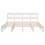 VidaXL (white, 180 x 200 cm) vidaXL Bed Frame with Headboard Mattress Foundation Bed Base Solid Wood Pine 6