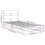 VidaXL (white, 90 x 190 cm) vidaXL Bed Frame with Headboard Mattress Foundation Bed Base Solid Wood Pine 4