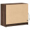 VidaXL (brown oak) vidaXL Sideboard with LED Storage Cupboard Highboard Cabinet Engineered Wood 9