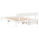 VidaXL (white, 135 x 190 cm) vidaXL Bed Frame with Drawers Bed Base Bedstead Solid Wood Pine 6