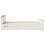 VidaXL (white, 150 x 200 cm) vidaXL Bed Frame with Drawers Bed Wax Solid Wood Pine 5