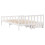 VidaXL (white, 150 x 200 cm) vidaXL Bed Frame with Drawers Bed Wax Solid Wood Pine 6