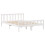 VidaXL (white, 150 x 200 cm) vidaXL Bed Frame with Drawers Bed Wax Solid Wood Pine 7