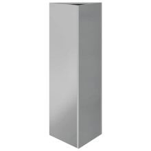 vidaXL Garden Planter Patio Flower Pot Planter Box Triangular Galvanized Steel