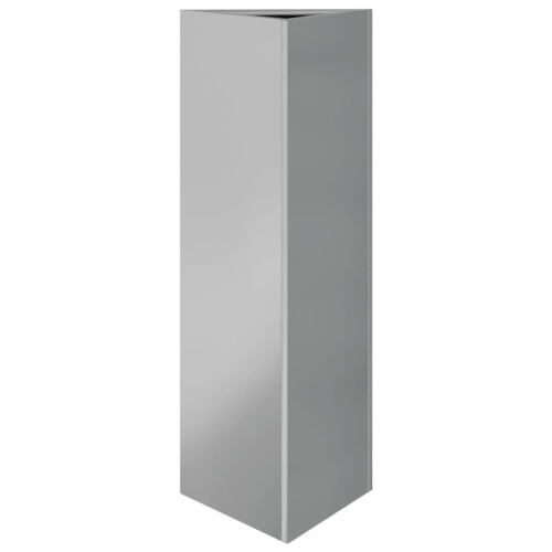 VidaXL vidaXL Garden Planter Patio Flower Pot Planter Box Triangular Galvanized Steel