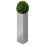 VidaXL vidaXL Garden Planter Patio Flower Pot Planter Box Triangular Galvanized Steel 3