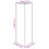 VidaXL vidaXL Garden Planter Patio Flower Pot Planter Box Triangular Galvanized Steel 10