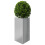 VidaXL vidaXL Garden Planter Patio Flower Pot Planter Box Triangular Galvanized Steel 3