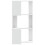 VidaXL (white) vidaXL Corner Bookcase 3-Tier Corner Bookshelf Corner Rack Engineered Wood 5