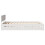 VidaXL (white, 120 x 190 cm) vidaXL Bed Frame with Drawers Bed Base Solid Wood Pine 5