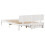 VidaXL (white, 120 x 190 cm) vidaXL Bed Frame with Drawers Bed Base Solid Wood Pine 6