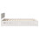 VidaXL (white, 150 x 200 cm) vidaXL Bed Frame with Drawers Bed Base Solid Wood Pine 5