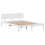 VidaXL (white, 150 x 200 cm) vidaXL Bed Frame with Drawers Bed Base Solid Wood Pine 7