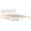 VidaXL (white, 150 x 200 cm) vidaXL Bed Frame with Drawers Bed Base Solid Wood Pine 3