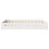 VidaXL (white, 150 x 200 cm) vidaXL Bed Frame with Drawers Bed Wax Solid Wood Pine 7