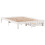 VidaXL (white, 150 x 200 cm) vidaXL Bed Frame with Drawers Bed Wax Solid Wood Pine 8