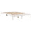 VidaXL (white, 150 x 200 cm) vidaXL Bed Frame with Drawers Bed Wax Solid Wood Pine 5