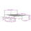VidaXL (white, 150 x 200 cm) vidaXL Bed Frame with Headboard Wax Solid Wood Pine 4