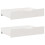 VidaXL (white, 150 x 200 cm) vidaXL Bed Frame with Headboard Wax Solid Wood Pine 6