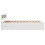 VidaXL (white, 150 x 200 cm) vidaXL Bed Frame with Headboard Wax Solid Wood Pine 7