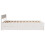 VidaXL (white, 120 x 190 cm) vidaXL Bed Frame with Headboard Wax Solid Wood Pine 7