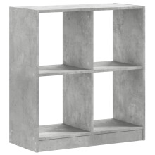 (concrete grey, 68.5 x 32 x 75 cm) vidaXL Bookcase Bookshelf Rack Storage Cabinet Engineered Wood