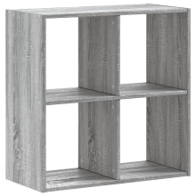 (grey sonoma, 68.5 x 32 x 68.5 cm) vidaXL Bookcase Bookshelf Book Rack Storage Cabinet Engineered Wood