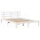 VidaXL (white, 120 x 190 cm) vidaXL Bed Frame with Drawers Bed Base Solid Wood Pine 7