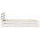 VidaXL (white, 150 x 200 cm) vidaXL Bed Frame with Drawers Bed Base Solid Wood Pine 5