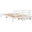VidaXL (white, 150 x 200 cm) vidaXL Bed Frame with Drawers Bed Base Solid Wood Pine 6