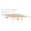 VidaXL (white, 150 x 200 cm) vidaXL Bed Frame with Drawers Bed Base Solid Wood Pine 7