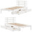 VidaXL (white, 90 x 190 cm) vidaXL Bed Frame with Drawers Bed Base Solid Wood Pine 9