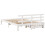 VidaXL (white, 135 x 190 cm) vidaXL Bed Frame with Drawers Bed Base Solid Wood Pine 6
