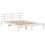 VidaXL (white, 135 x 190 cm) vidaXL Bed Frame with Drawers Bed Base Solid Wood Pine 7