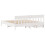 VidaXL (white, 180 x 200 cm) vidaXL Bed Frame with Headboard Bed Base Solid Wood Pine 8