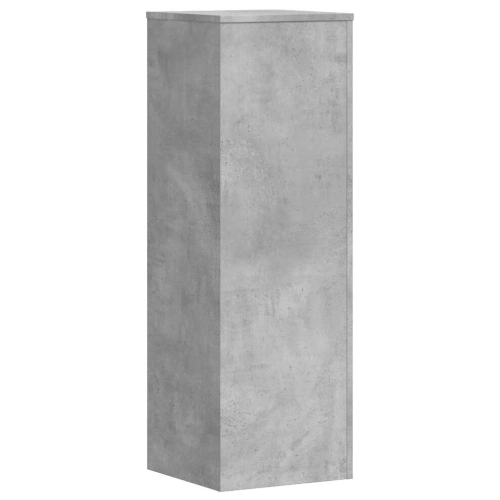 Vidaxl (Concrete ) Plant Stand Plant Pot Holder Flower Stand Engineered Wood Grey