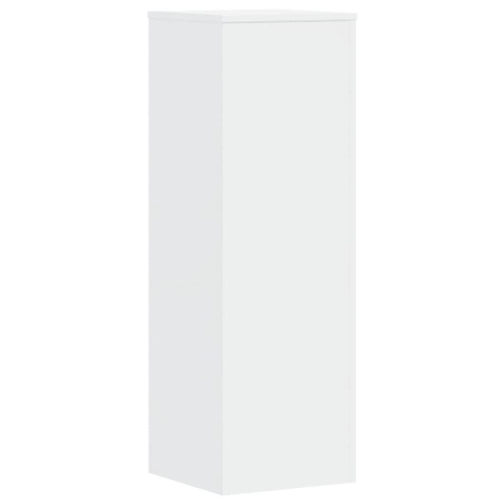 Vidaxl (White) Plant Stand Plant Pot Holder Flower Stand Engineered Wood White