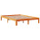VidaXL (wax brown, 120 x 190 cm) vidaXL Bed Frame with Headboard Wax Solid Wood Pine 5