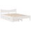 VidaXL (white, 150 x 200 cm) vidaXL Bed Frame with Drawers Bed Base Solid Wood Pine 1