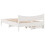 VidaXL (white, 150 x 200 cm) vidaXL Bed Frame with Drawers Bed Base Solid Wood Pine 8