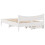 VidaXL (white, 135 x 190 cm) vidaXL Bed Frame with Drawers Bed Base Solid Wood Pine 8