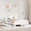 VidaXL (white, 135 x 190 cm) vidaXL Bed Frame with Drawers Bed Base Solid Wood Pine 3