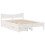 VidaXL (white, 135 x 190 cm) vidaXL Bed Frame with Drawers Bed Base Solid Wood Pine 2