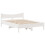 VidaXL (white, 135 x 190 cm) vidaXL Bed Frame with Drawers Bed Base Solid Wood Pine 5