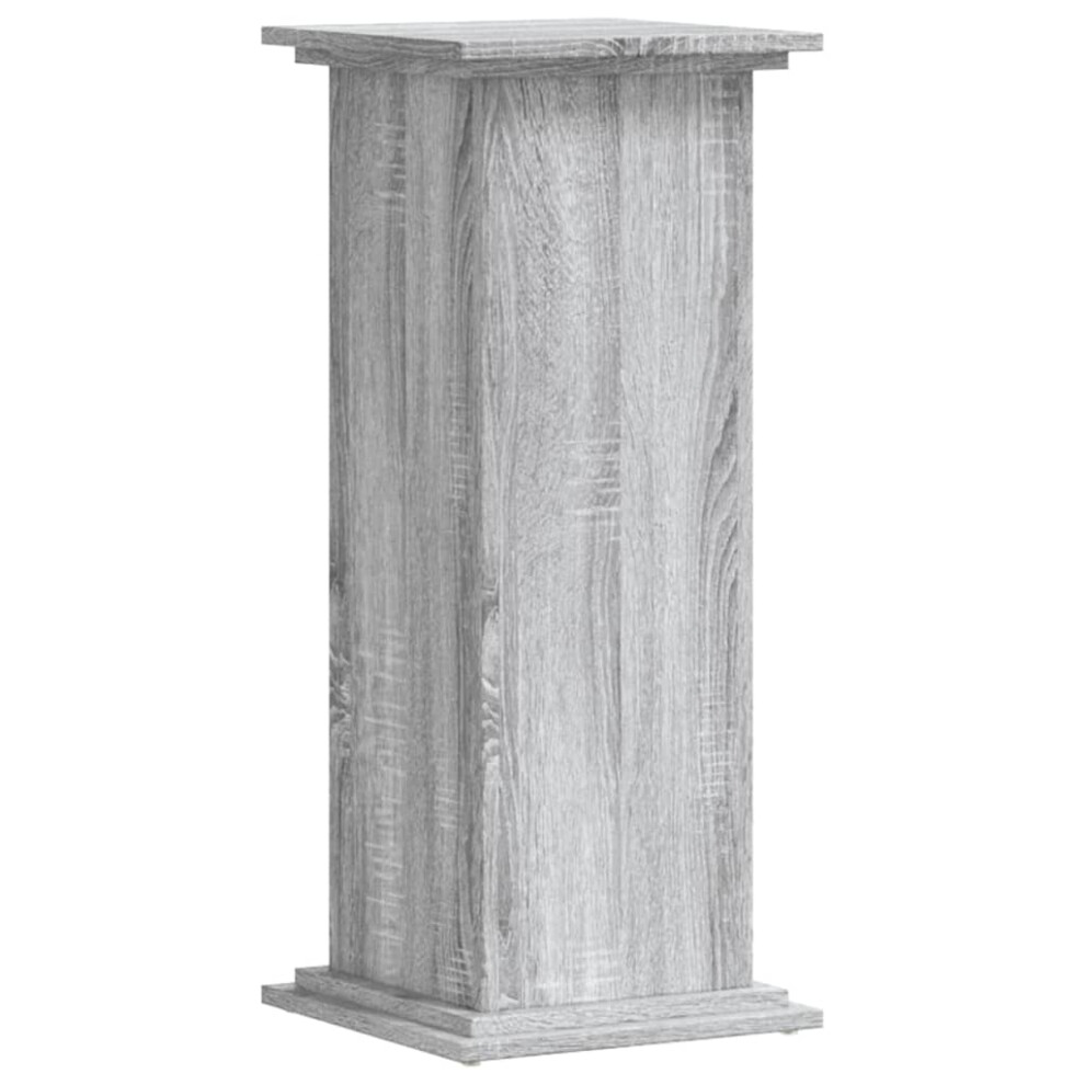 Vidaxl ( Sonoma, 33 X 33 X 80 Cm) Plant Stand Plant Pot Plant Holder Outdoor Flower Stand Engineered Wood Grey